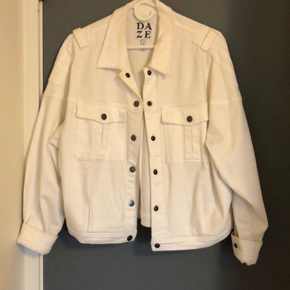 Oversized DAZE jean jacket M - Picture 3 of 4